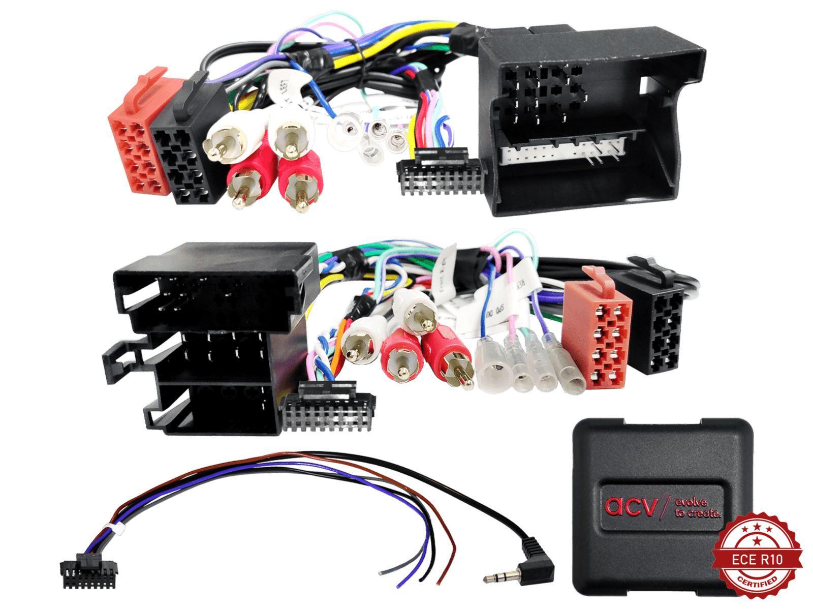 42xad00c – Audi stuurwielinterface met ISO, Mini ISO en Quadlock