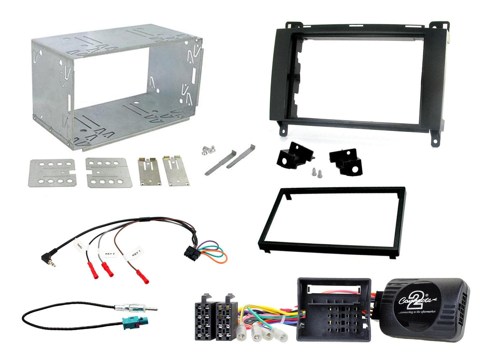 CTKMB12 Multimedia Installatie KIT Autoradio Mercedes Viano, Vito, A-Class, B-Class