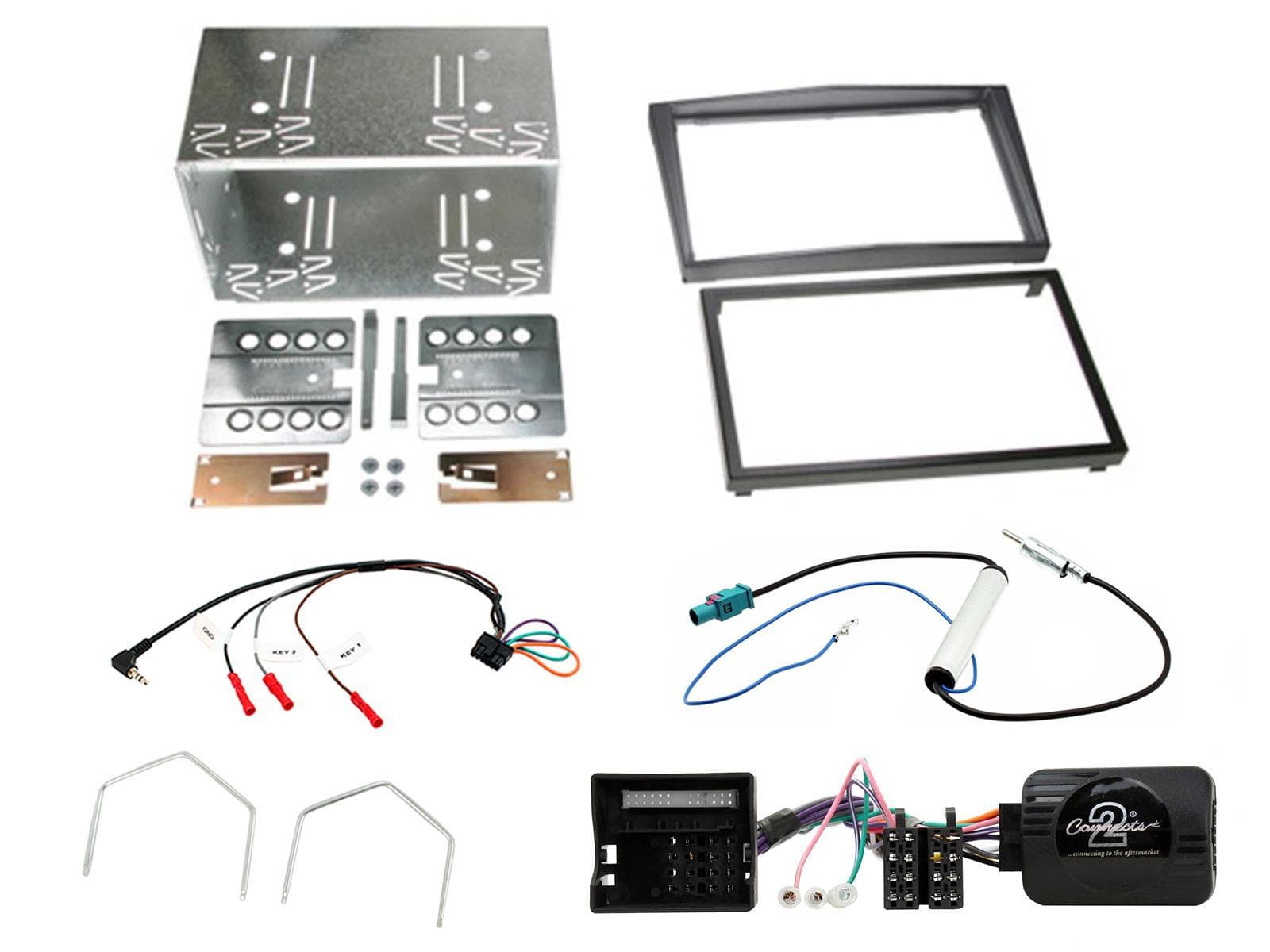 CTKOP33 Multimedia Installatie KIT Autoradio Opel Astra, Antara, Corsa, Zafira