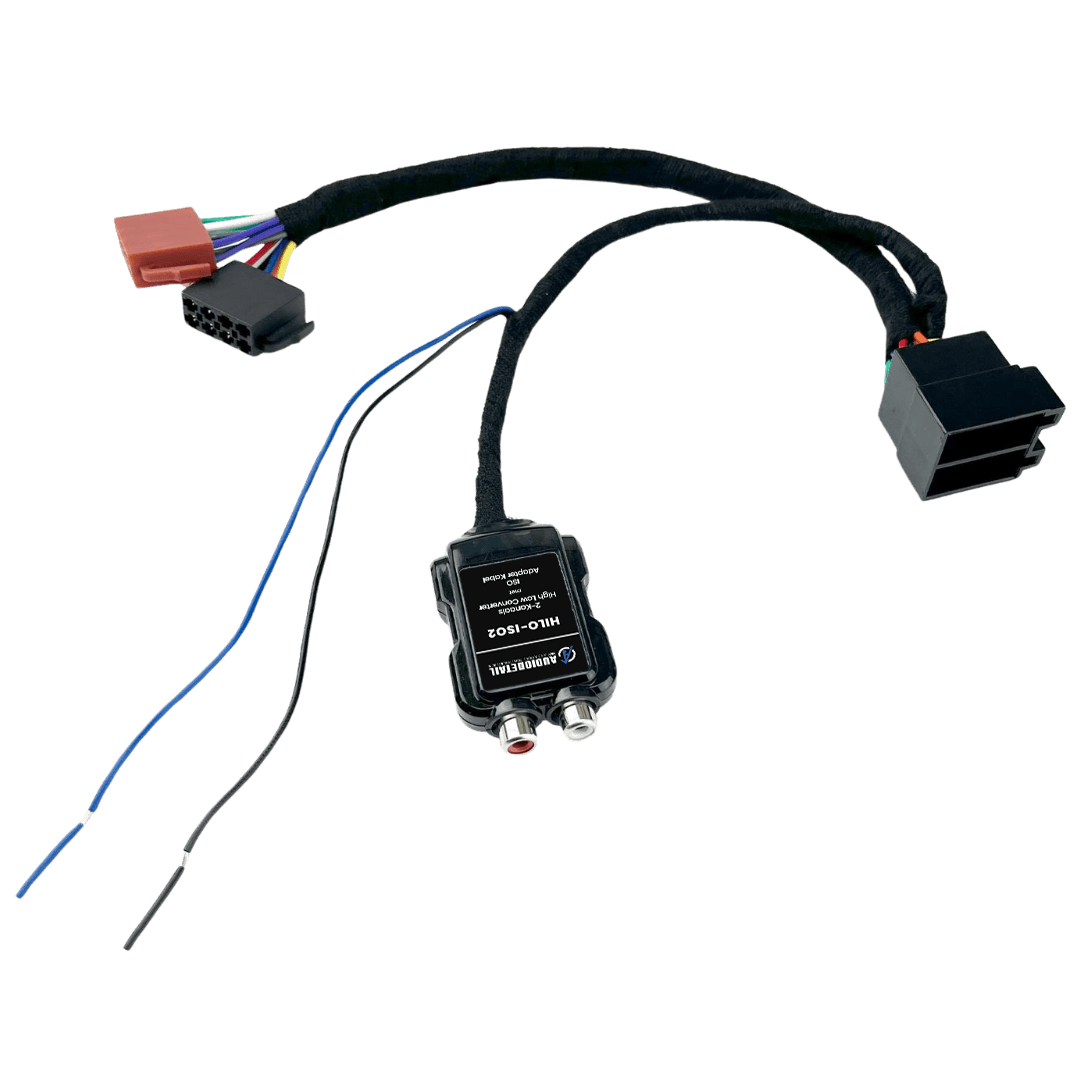 HILO-ISO2 | 2-Kanaals High Low Converter met ISO Adapter Kabel