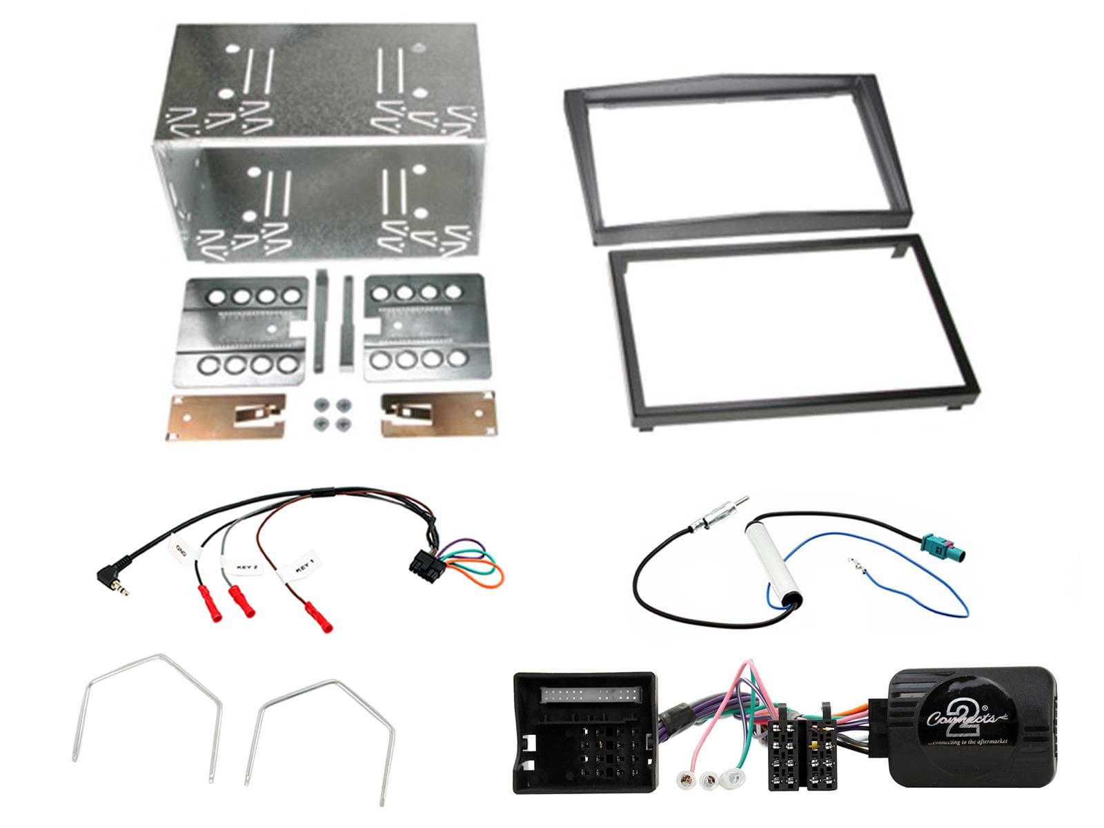 CTKOP32 Multimedia Installatie KIT Autoradio Opel Zafira, Antara, Astra, Corsa