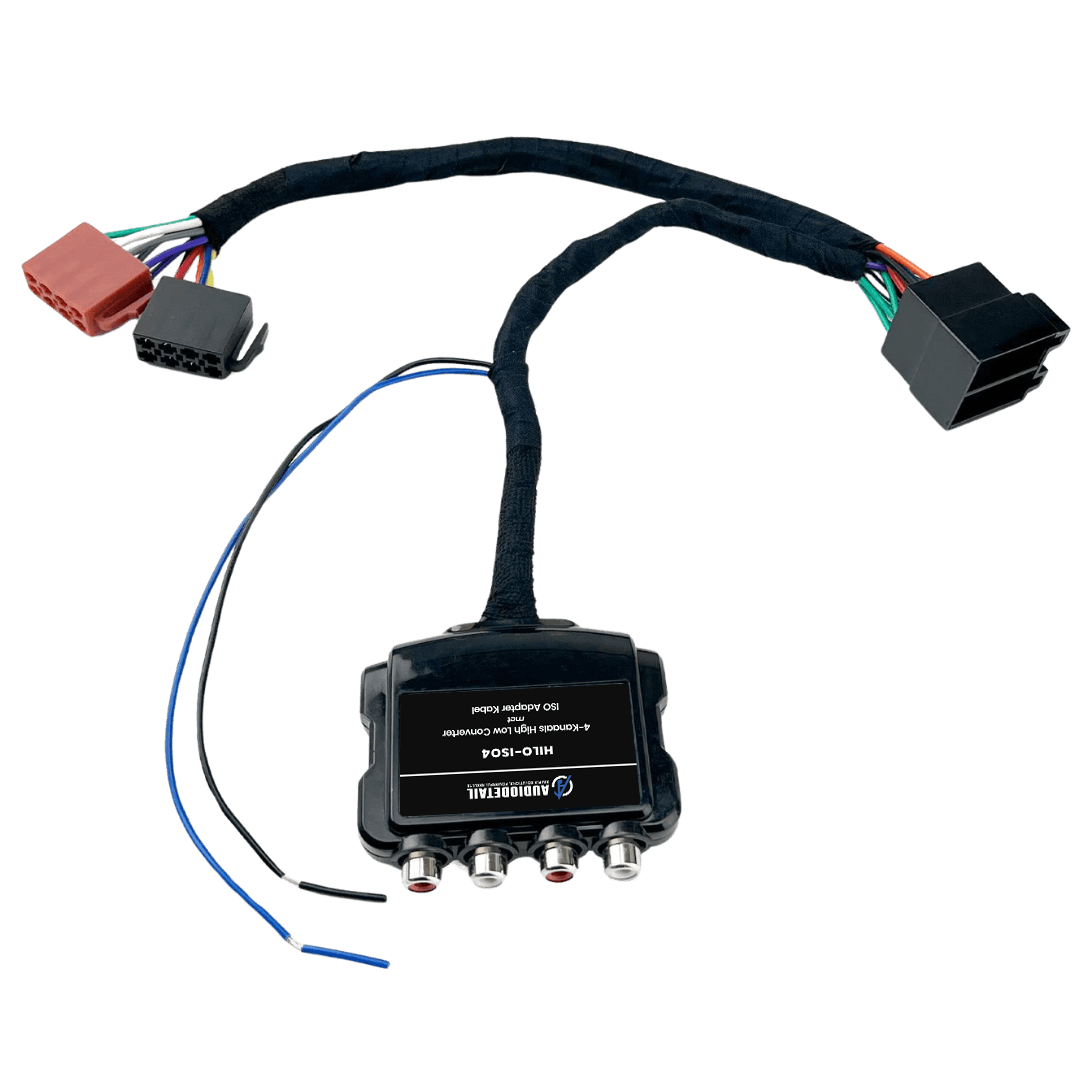HILO-ISO4 | 4-Kanaals High Low Converter met ISO Adapter Kabel