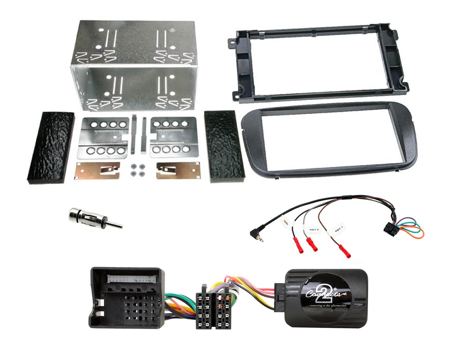 CTKFD53 Multimedia Installatie KIT Autoradio Ford Focus, Mondeo