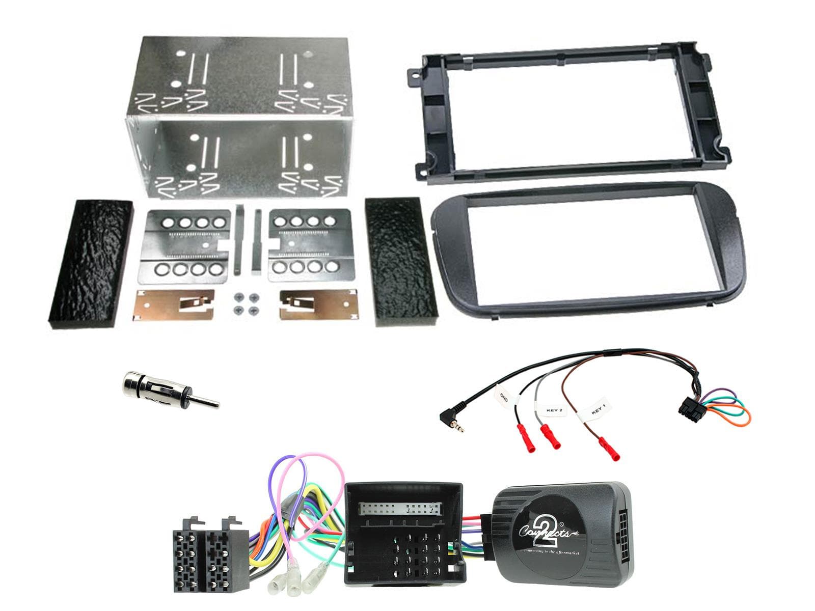 CTKFD68 Multimedia Installatie KIT Autoradio Ford Focus, Mondeo