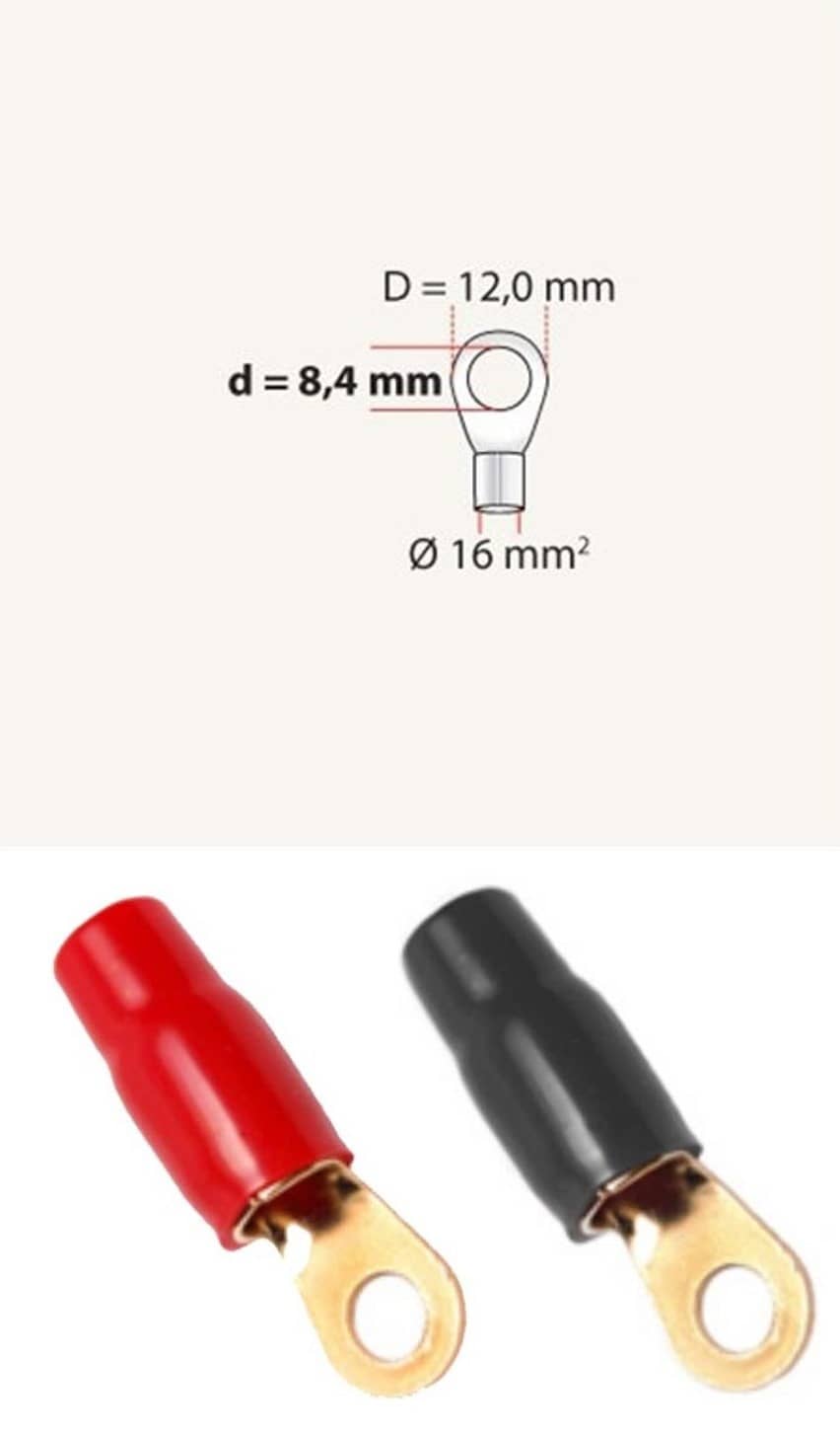 4mm, Kabeloog 16mm² Gat 8