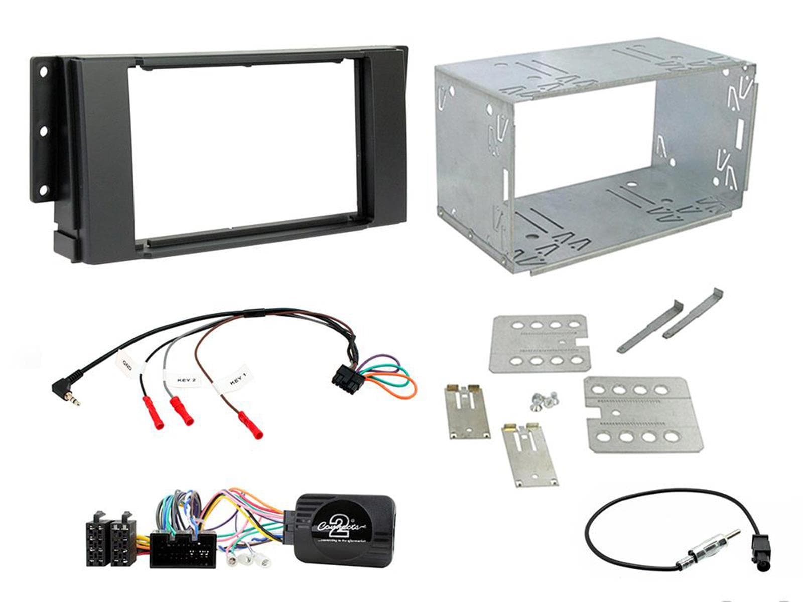 CTKLR03 Multimedia Installatie KIT Autoradio Land Rover Freelander, Range-Rover-Sport
