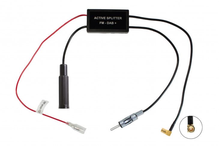 Universele DAB+ Antenne Splitter voor Autoradio met SMB-ingang