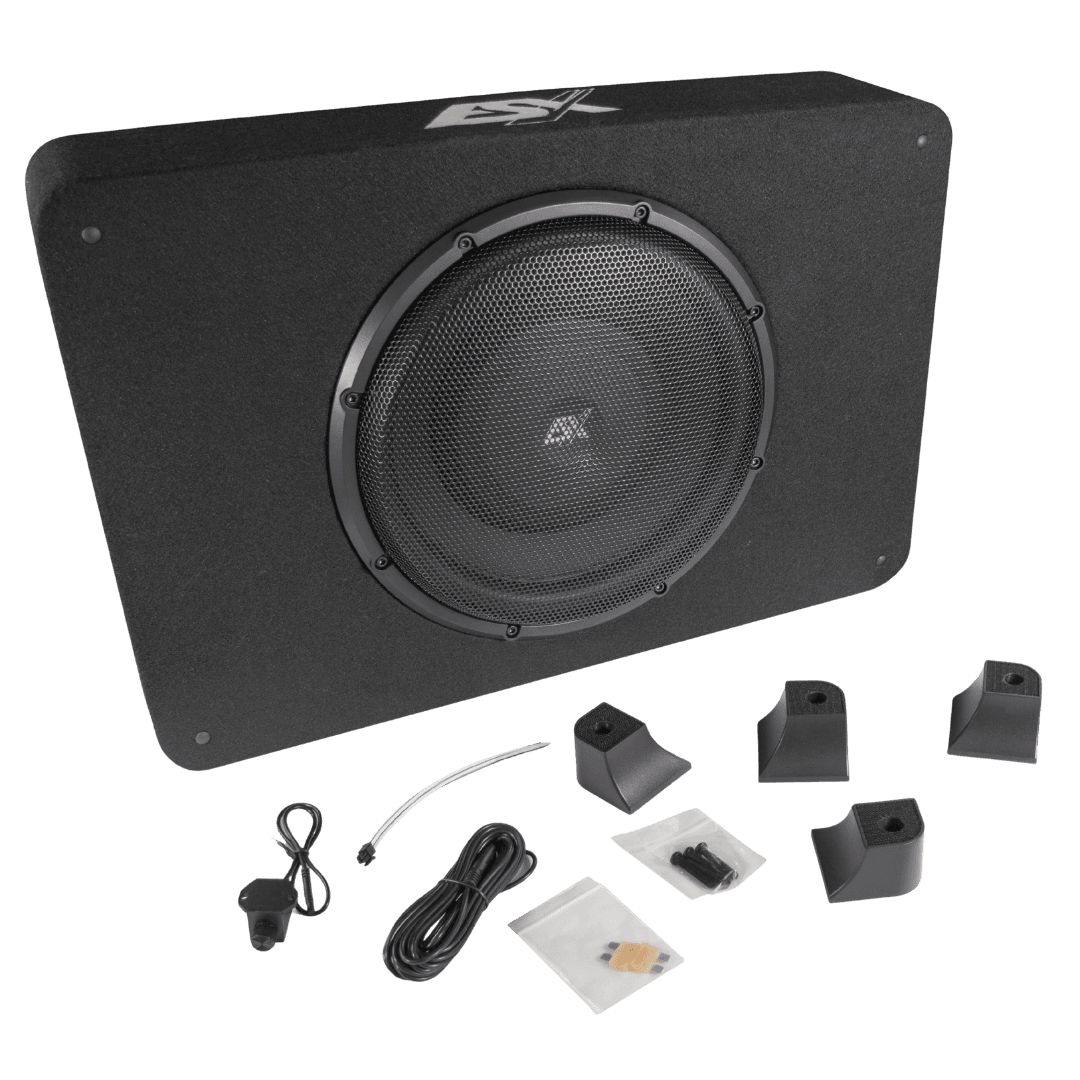 QXP12A | 30 cm / 12" | 500 Watt RMS | Actieve Down-Firing Subwoofer