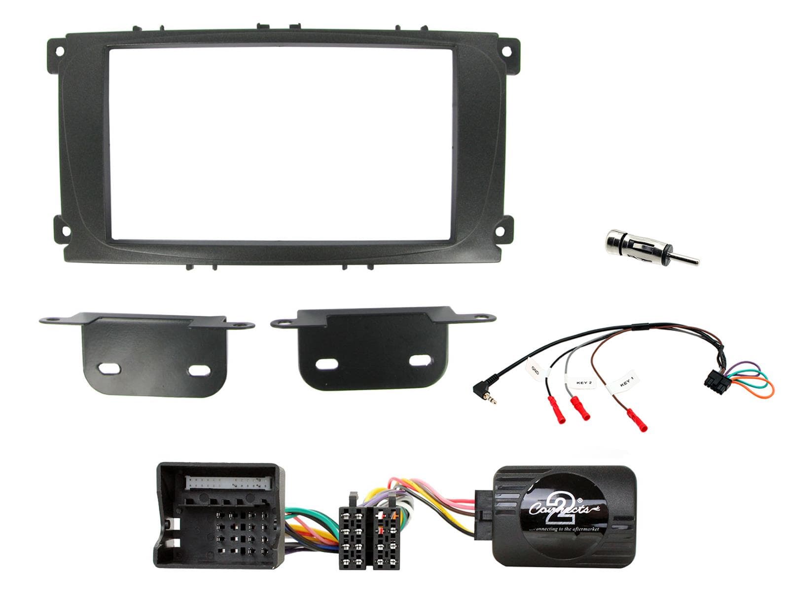 CTKFD50 Multimedia Installatie KIT Autoradio Ford Focus, Mondeo
