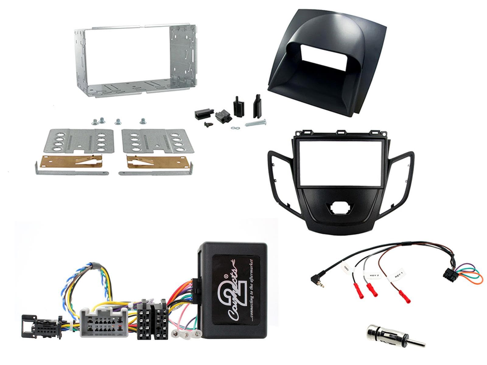 CTKFD07 Multimedia Installatie KIT Autoradio Ford Fiesta