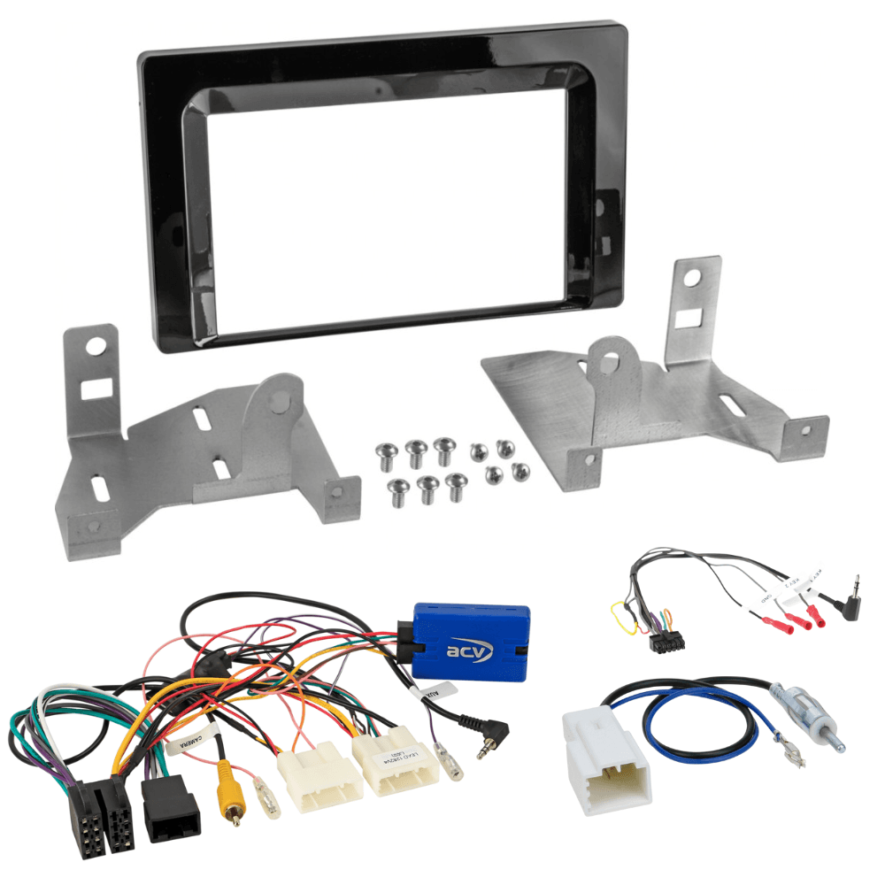 2-DIN Installatiekit Toyota Aygo X (AB7) 2022 - 2024 - Pianolak