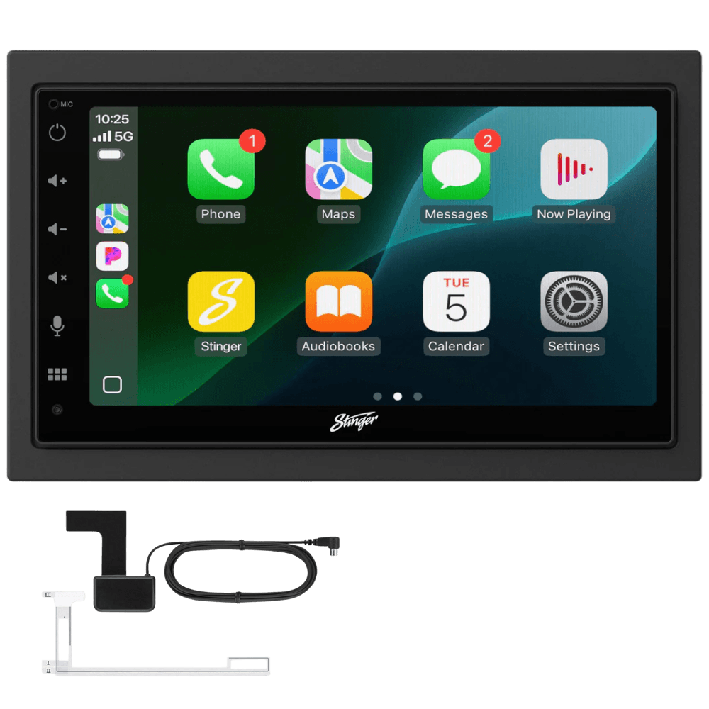 HORIZON7 | 6.8″ HD Mediasysteem | Draadloos CarPlay & Android Auto | Bluetooth | DAB+ | 2-DIN