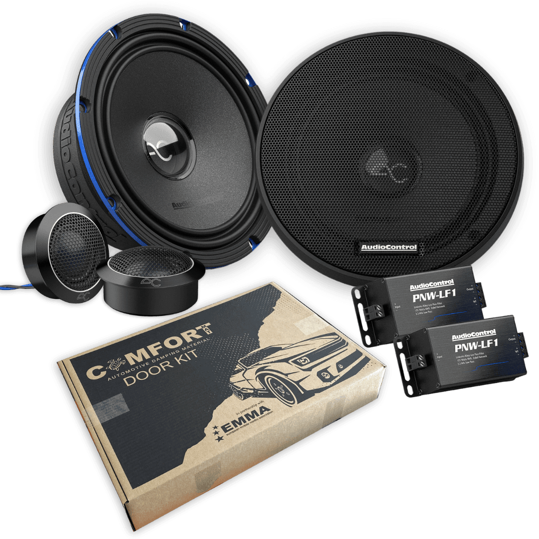 PNW-65CS2 + DOORKIT M | 16,5cm / 6.5" | 2-Weg Componenten Set met Dempingpakket