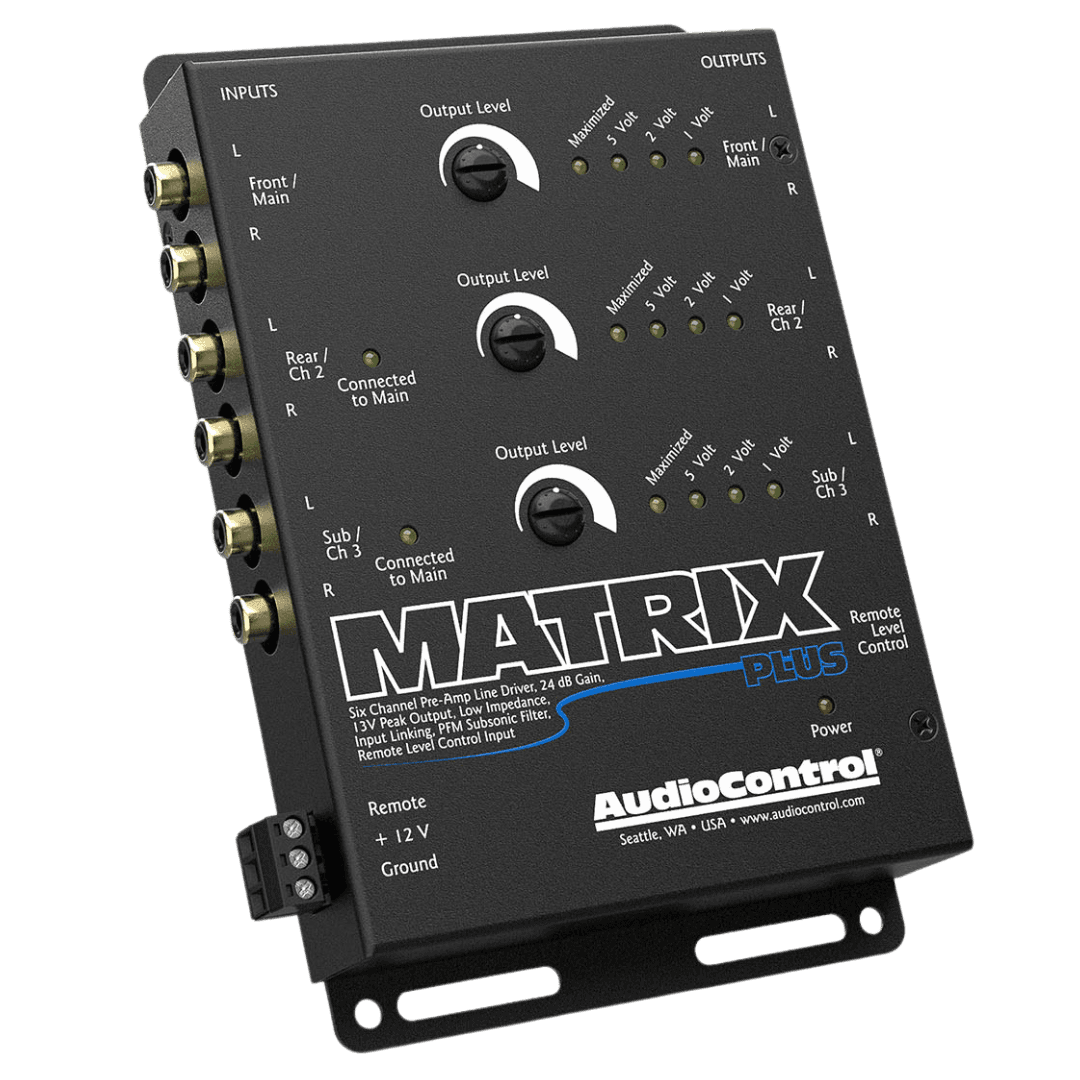 MATRIX PLUS | 6-Kanaals Line Driver met optionele Level Control