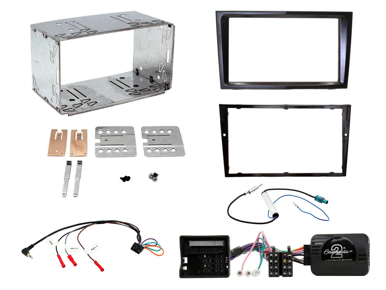 CTKOP34 Multimedia Installatie KIT Autoradio Opel Antara, Corsa, Zafira, Astra