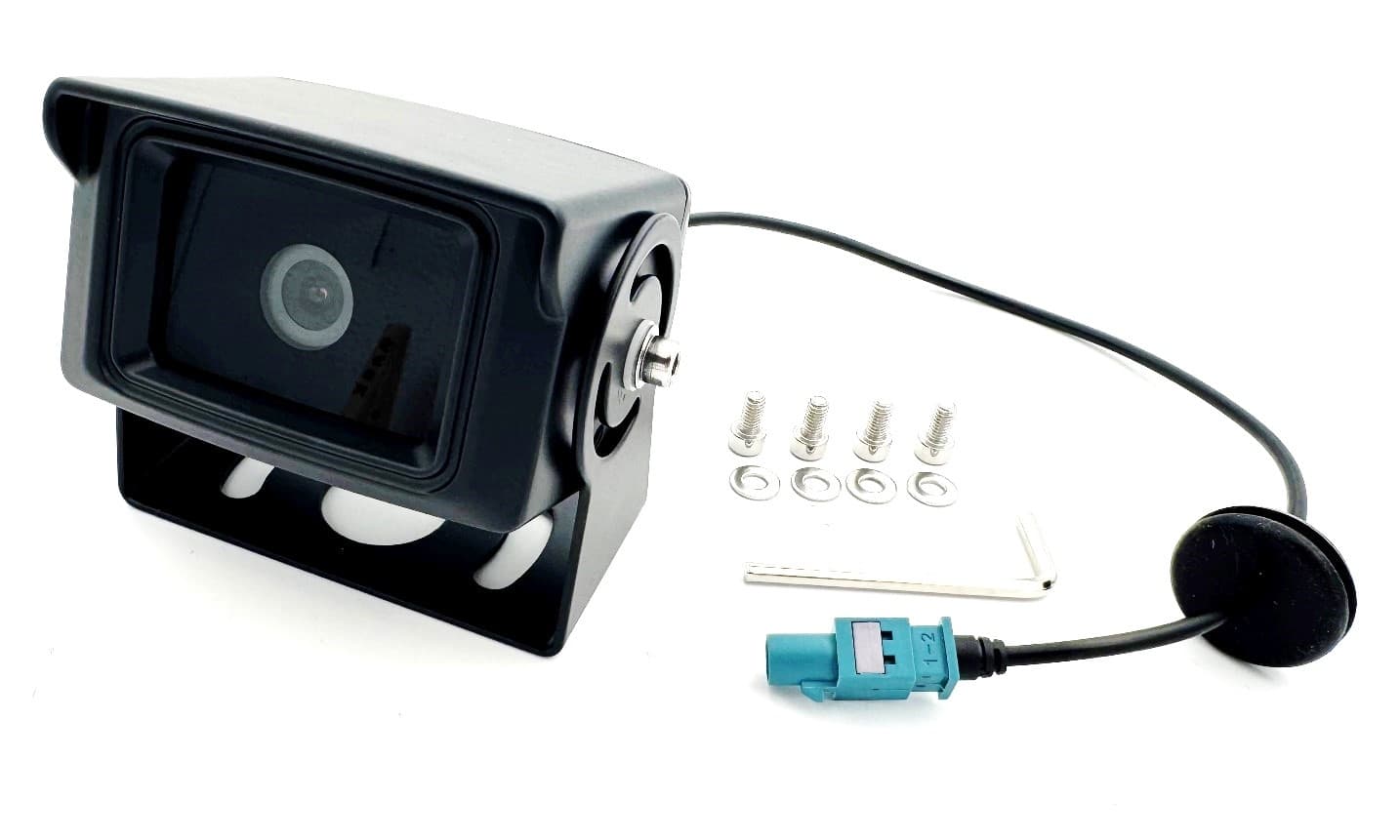 Achteruitrijcamera AHD 720p met Fakra voor 10 inch R1 EXT in de Fiat Ducato 8