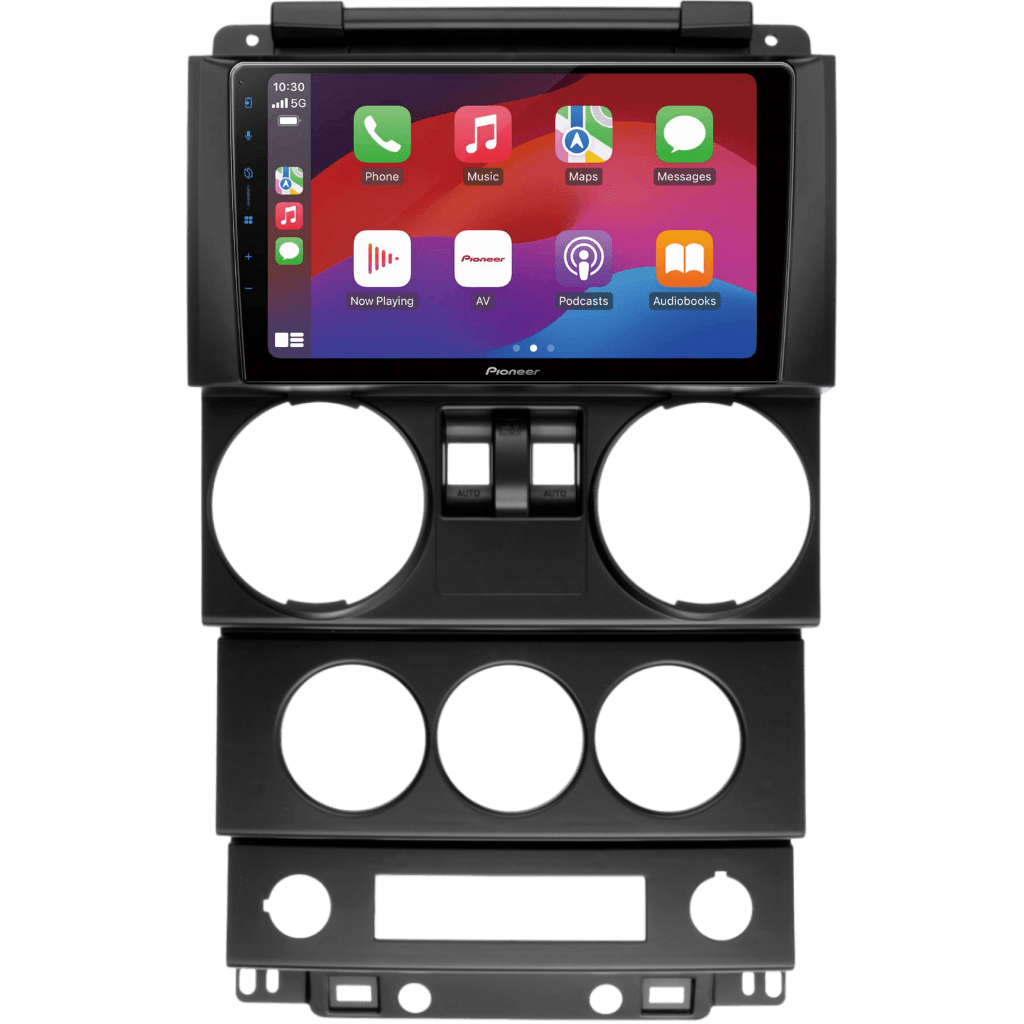 SPH-PF97BT met Jeep Wrangler 2007 2 puertas Montageframe