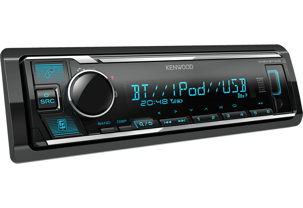 KMM-BT309 | Multicolor Display | Korte Behuizing | Bluetooth