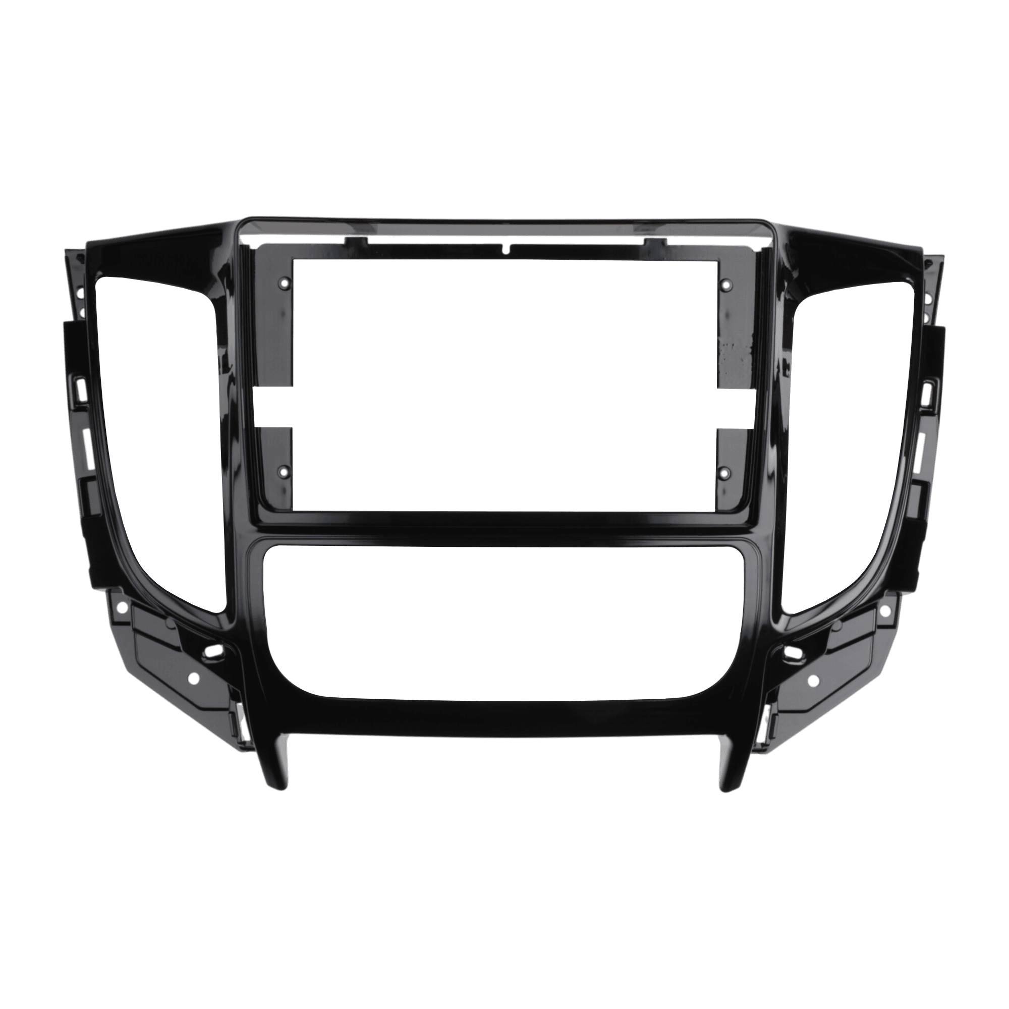 9" Montageframe voor Mitsubishi L-200 2015 Clima Automático