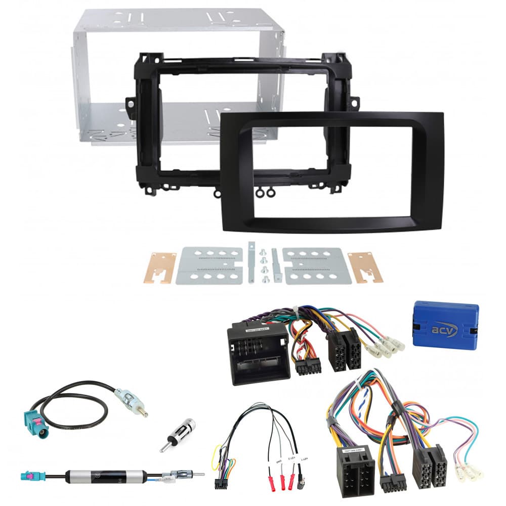 2-DIN Multimedia Installatiekit Mercedes Benz A, B Sprinter, Vito, Viano | Hoge Kwaliteit