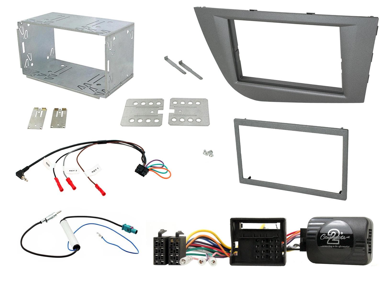 CTKST07 Multimedia Installatie KIT Autoradio Seat Leon