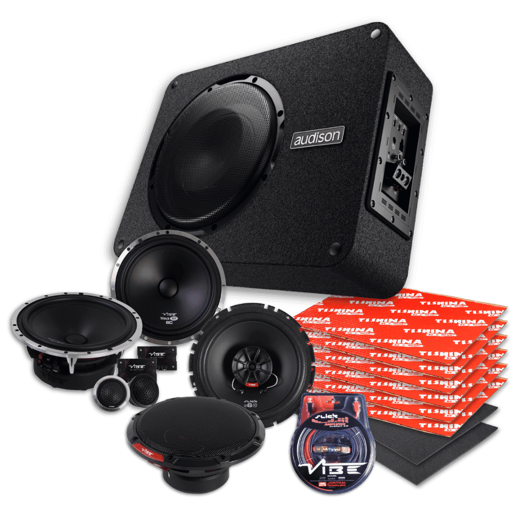 Audio Pakket Voor + Achter + Subwoofer