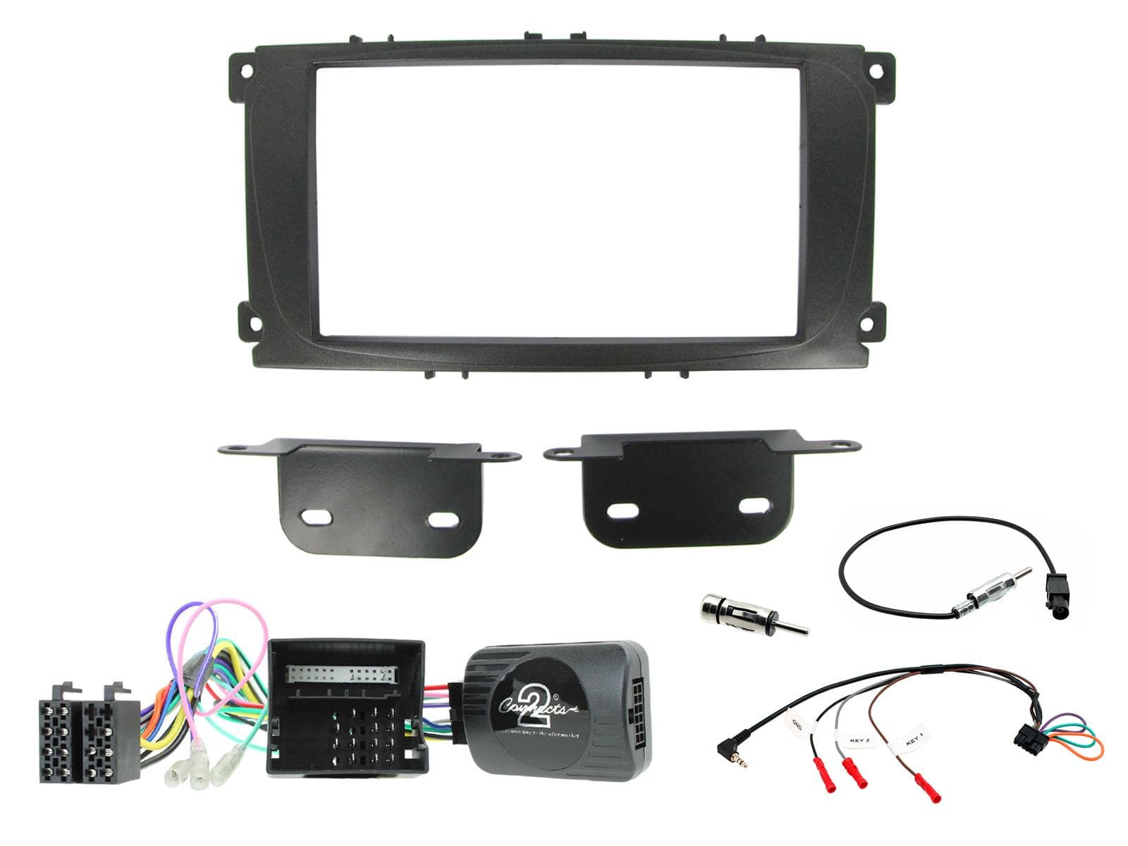 CTKFD24 Multimedia Installatie KIT Autoradio Ford S-Max, Focus, Mondeo