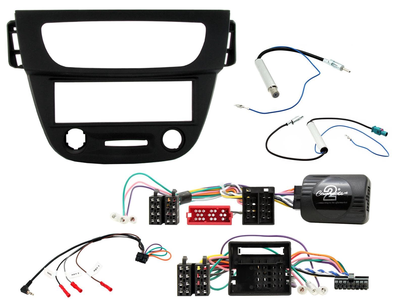 CTKRT16 Multimedia Installatie KIT Autoradio Renault Megane