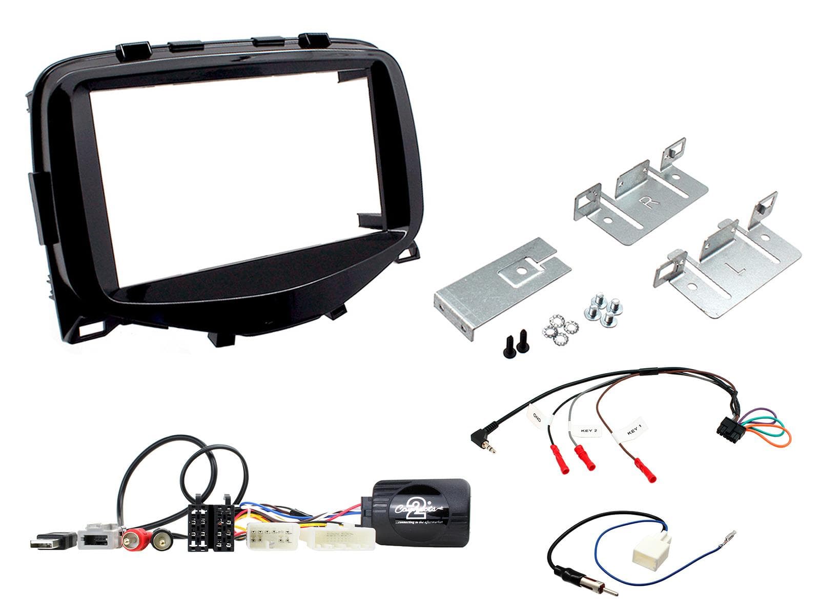 CTKTY17 Multimedia Installatie KIT Autoradio Toyota Aygo
