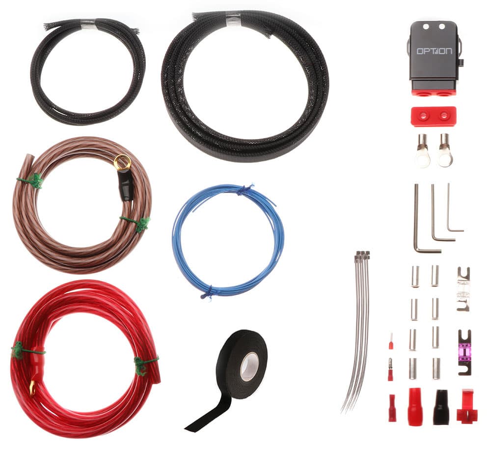 V20 100% Koper accu achterin 20mm² 80A