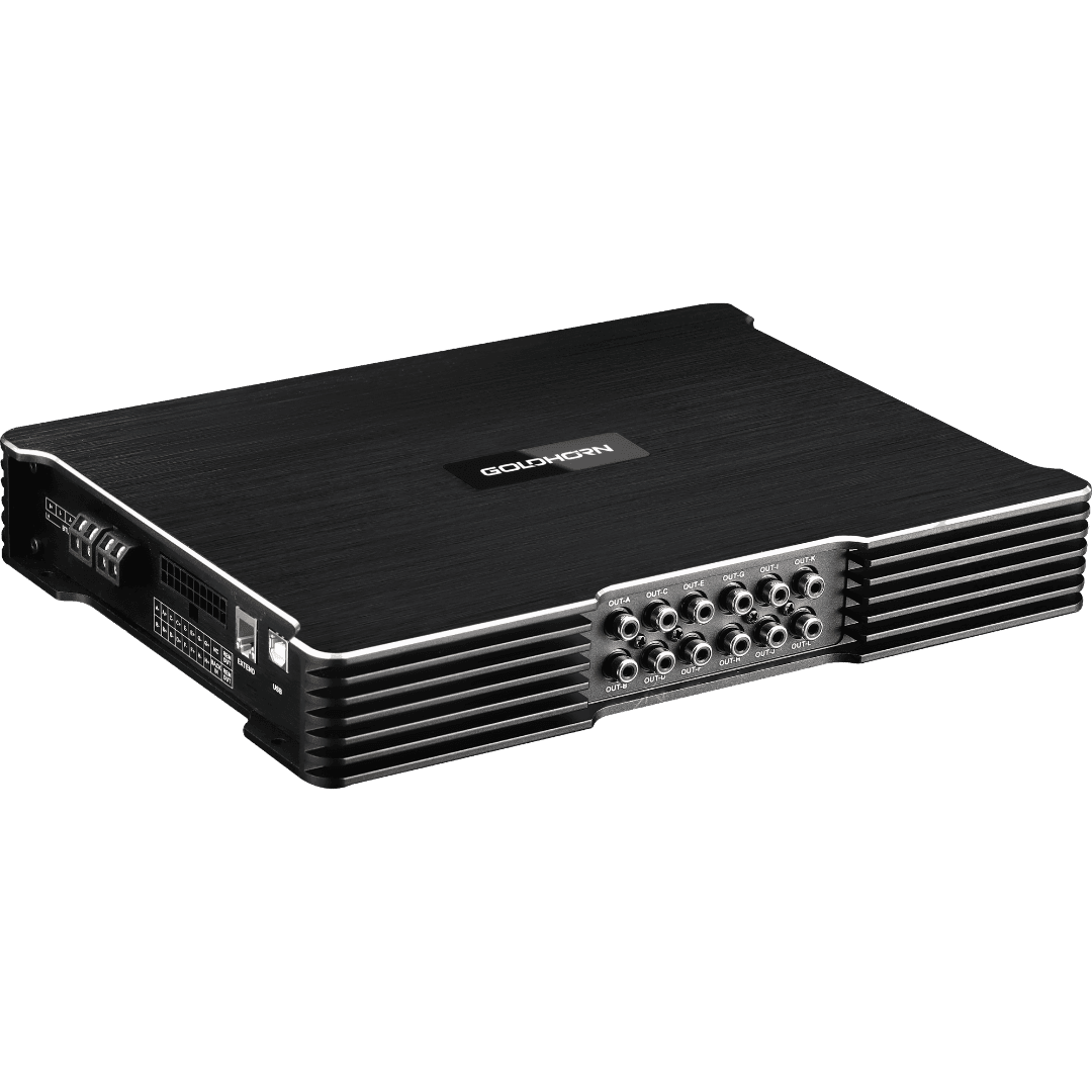 DSPA 1012 Plus | 10-Kanaals Versterker met 20-Kanaals DSP | 8 x 50 W + 2 x 100 W RMS @ 4 Ω