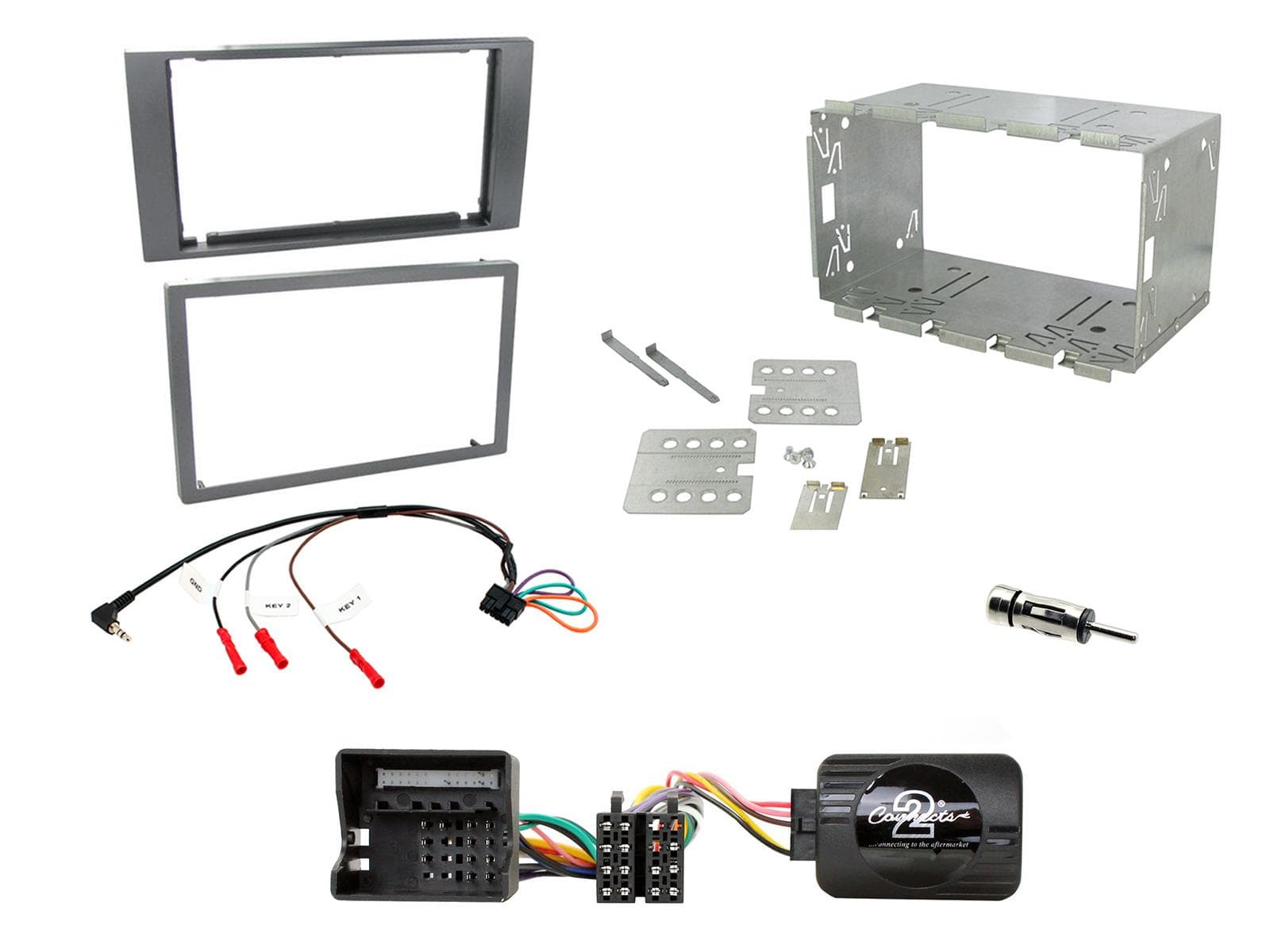 CTKFD47 Multimedia Installatie KIT Autoradio Ford C-Max, Focus, Fiesta