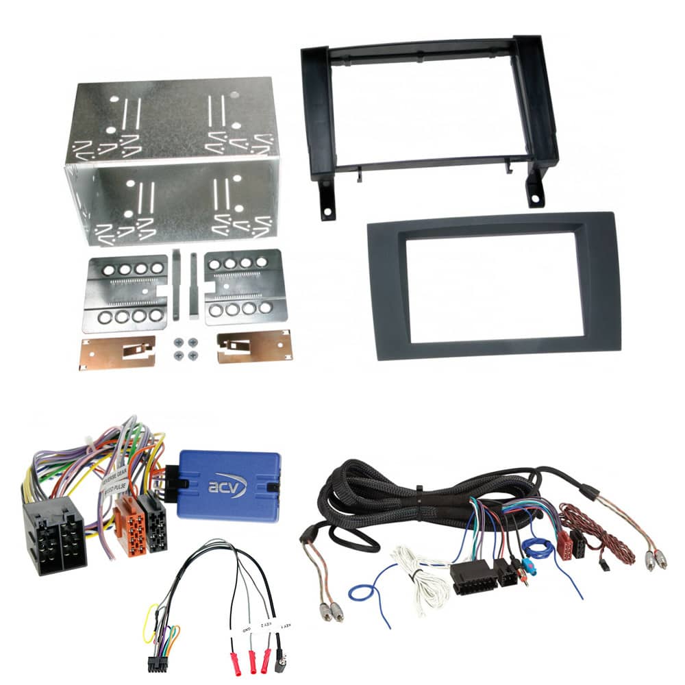 Montage KIT Autoradio Mercedes SLK Versterkt Systeem