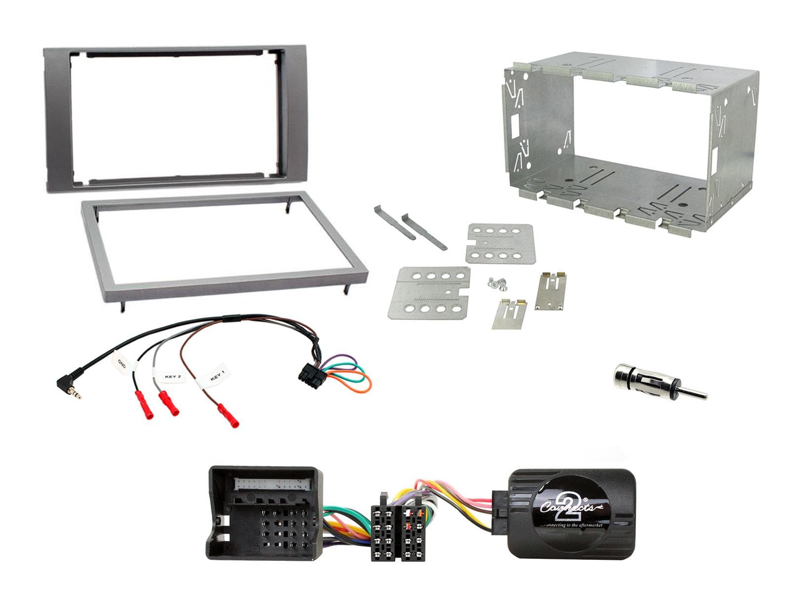 CTKFD48 Multimedia Installatie KIT Autoradio Ford C-Max, Focus, Fiesta