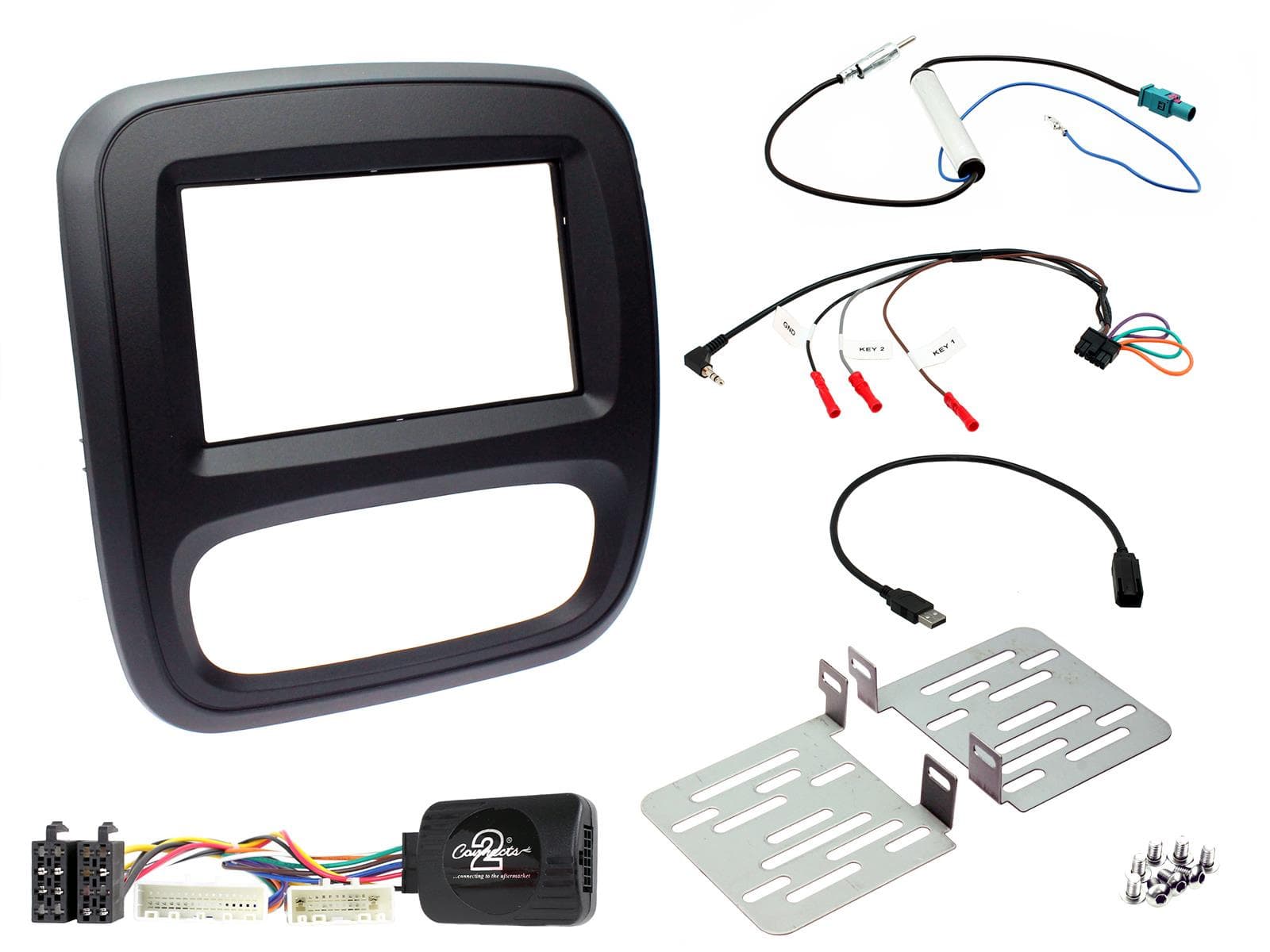 CTKOP37 Multimedia Installatie KIT Autoradio Opel Vivaro