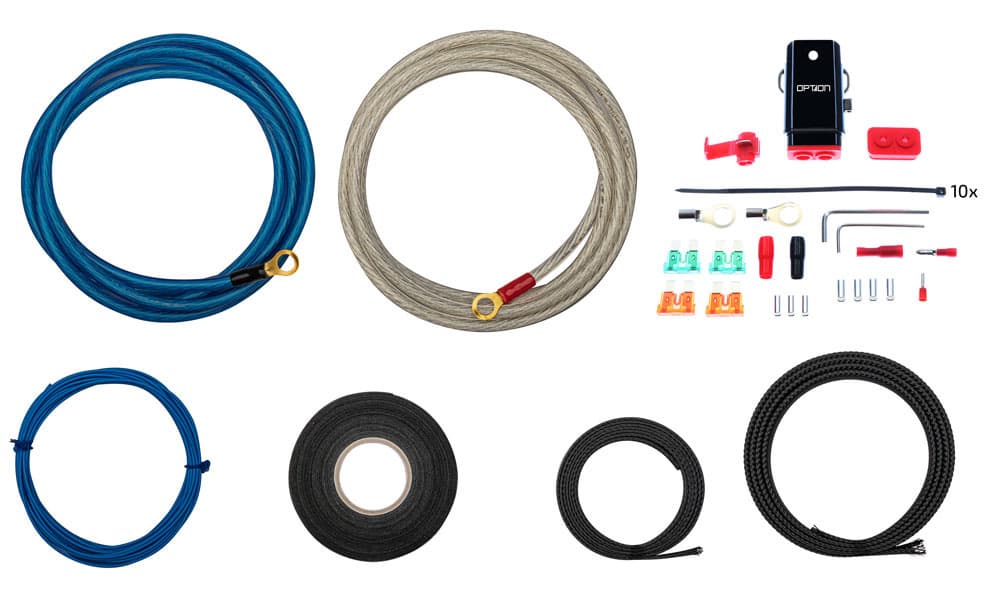 V10 100% koper accu achterin 10mm² 60A