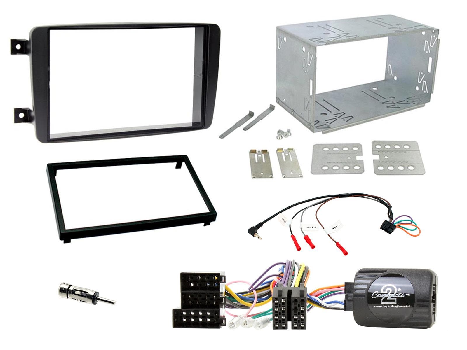 CTKMB02 Multimedia Installatie KIT Autoradio Mercedes C-Class, CLK