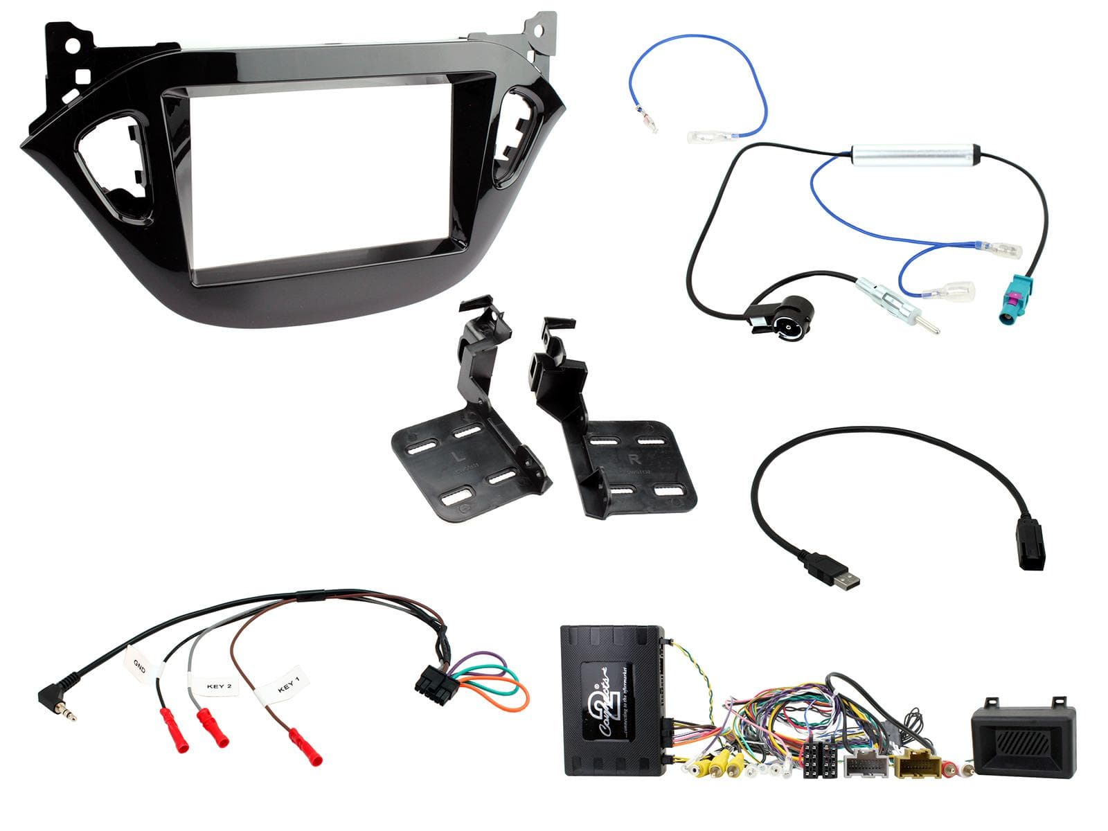 CTKOP43 Multimedia Installatie KIT Autoradio Opel Corsa