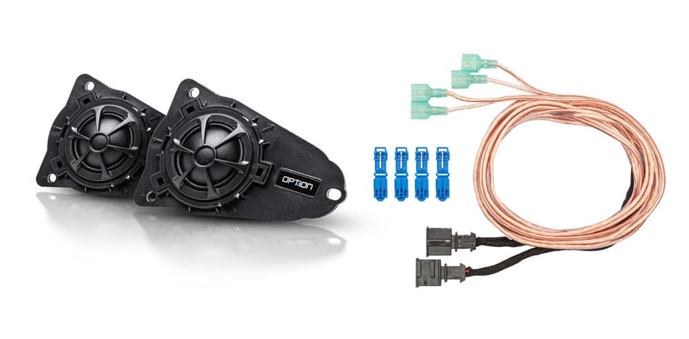 Volkswagen T5 / T6 Tweeter Kit | Met Bekabeling en Aftakkers Plug & Play