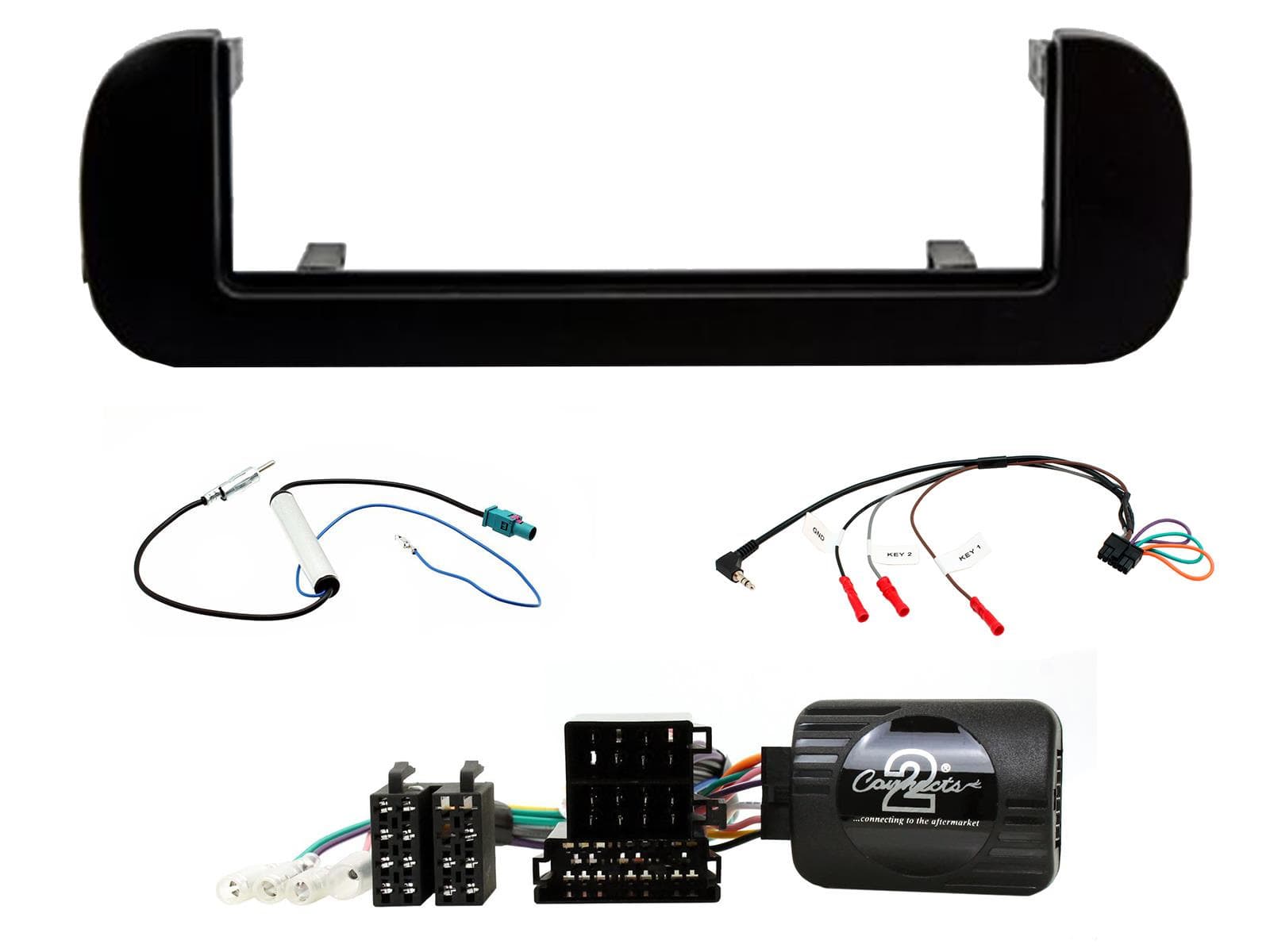 CTKFT28 Multimedia Installatie KIT Autoradio Fiat Panda
