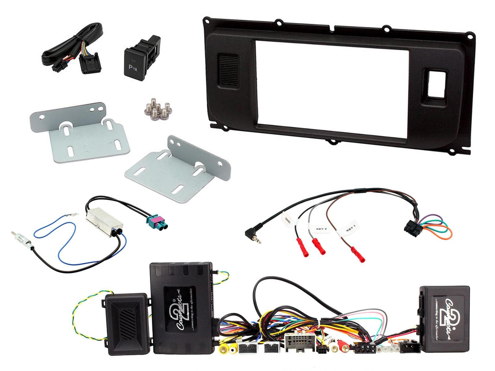 CTKLR12 Multimedia Installatie KIT Autoradio Land Rover Evoque