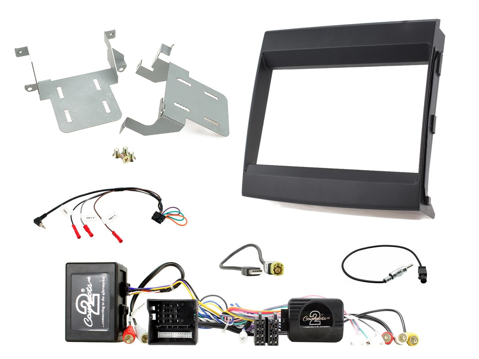 CTKPO09 Multimedia Installatie KIT Autoradio Porsche Cayenne