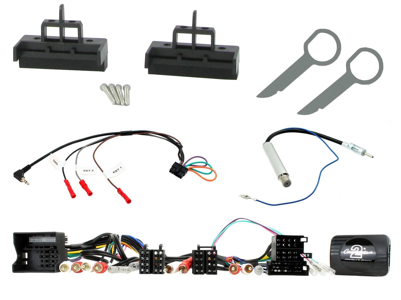 CTKAU17 Multimedia Installatie KIT Autoradio Audi A2, A3, A4, A6