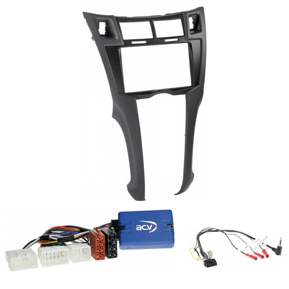 Multimedia Installatiekit Yaris (XP9) 2006 - 2011 Zwart