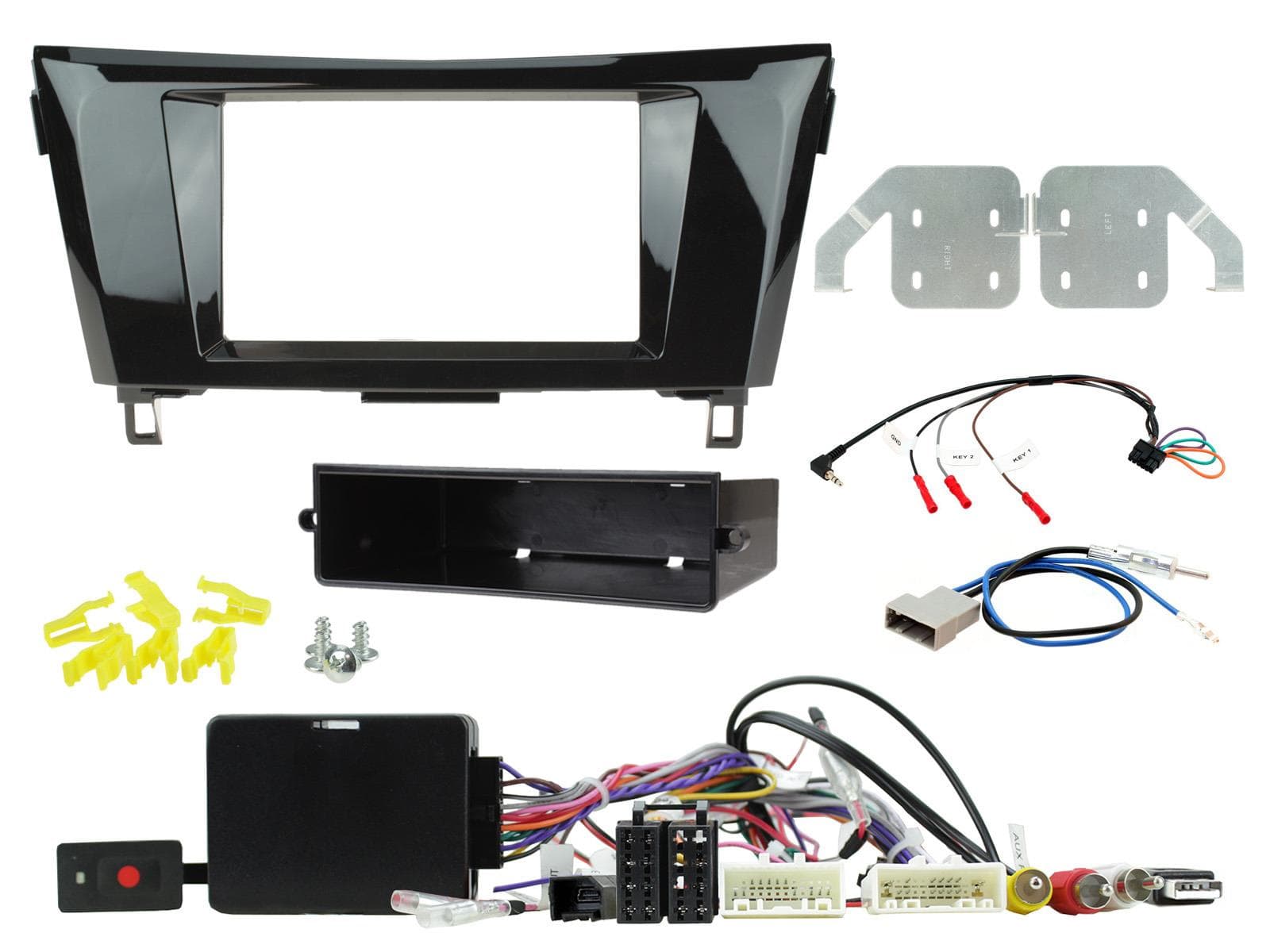 CTKNS18 Multimedia Installatie KIT Autoradio Nissan Qashqai, Rogue, X-Trail