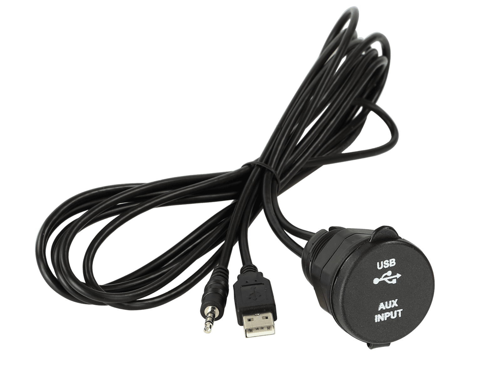 44-1000-005 | USB / AUX Inbouwbehuizing | Universeel | Spatwaterdicht