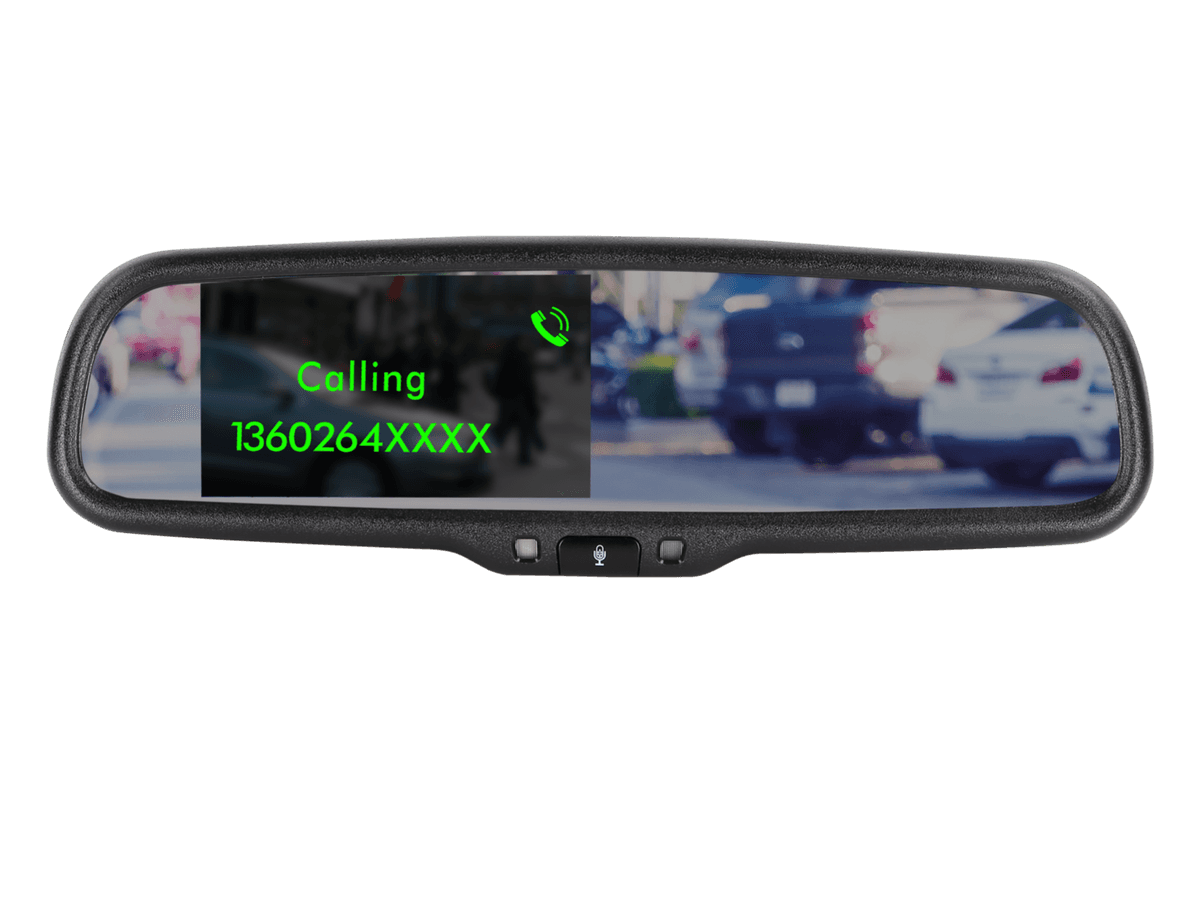 771000-6512 – 4.3" Spiegelmonitor met Bluetooth