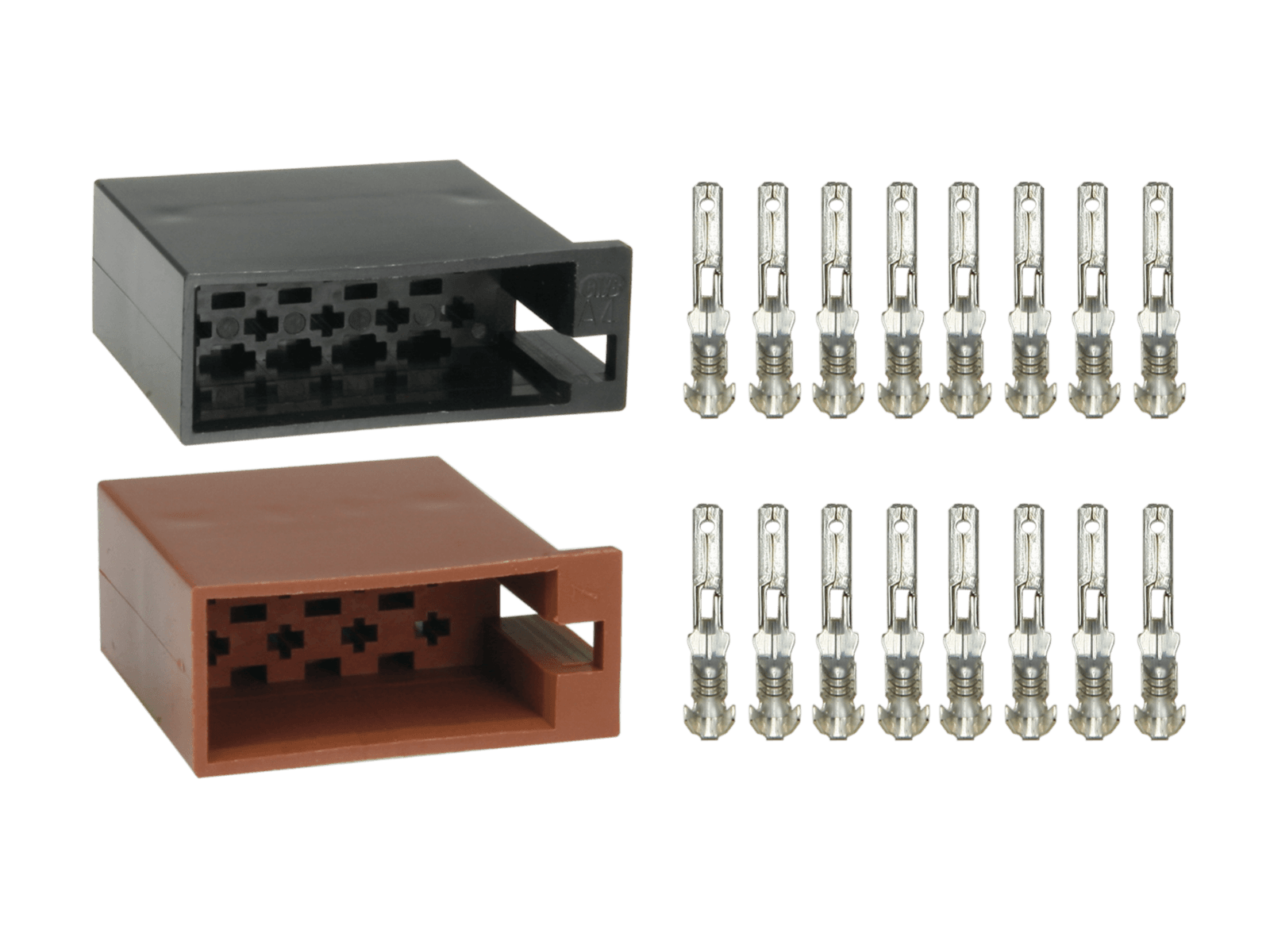 361320 | ISO Stekkerbehuizing Set | 2x 8-Pin