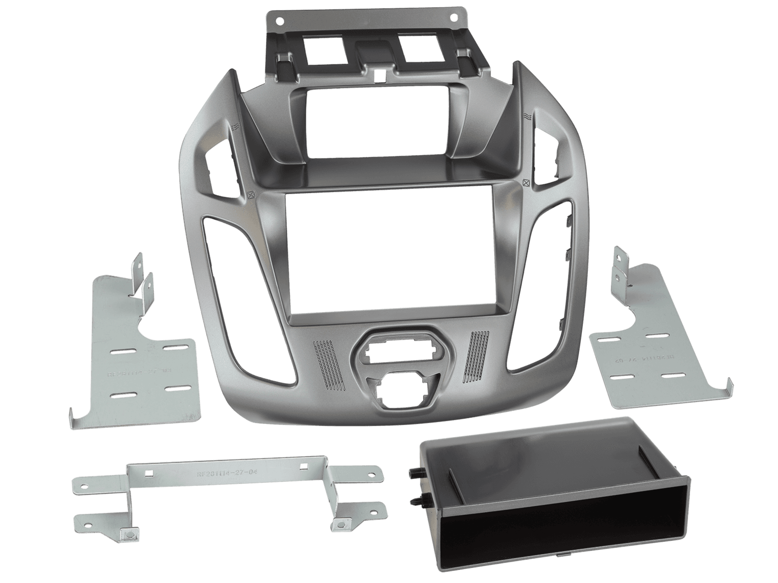 281114-27-1-1 | 1-DIN Inbouwframe | Ford | Transit / Tourneo Connect '13-'18