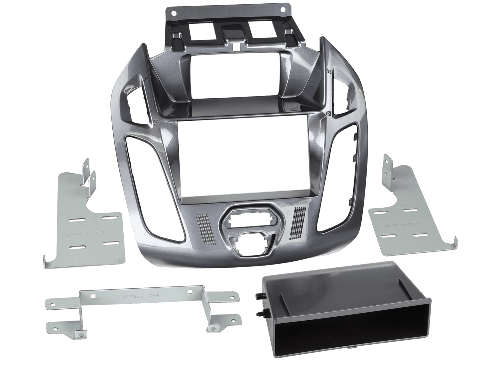 281114-27-1-2 | 1-DIN Inbouwframe | Ford | Transit / Tourneo Connect '13-'18